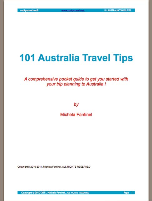 101 Australia Travel Tips Free Ebook 101australiatraveltips