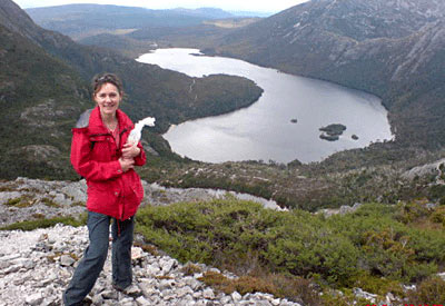 Michela Fantinel in Tasmanien