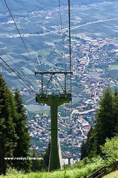 Cable Car to Mount San Vigilio Dolomites