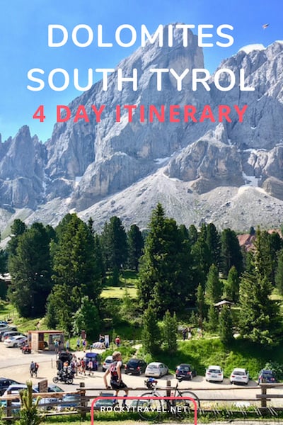 South Tyrol Dolomites Trip Itinerary