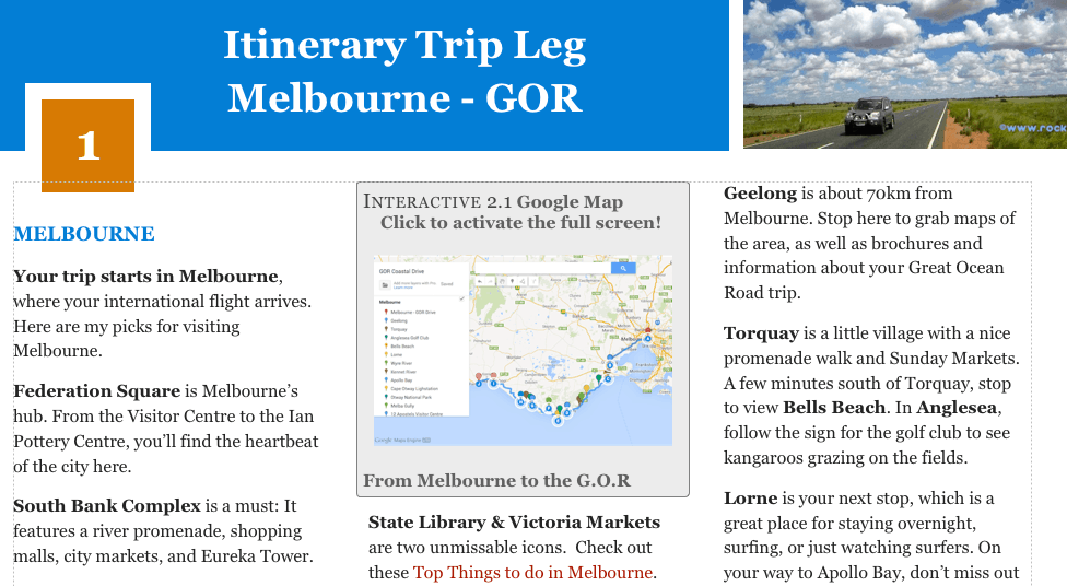 Your Australia Itinerary Guide Book Your Australia Itinerary Guide Book