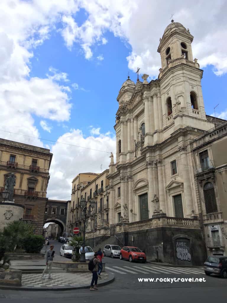 Baroque Church of San Franesco D'Assisi Catania