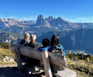 The Stunning View from Col Raiser In Val Gardena