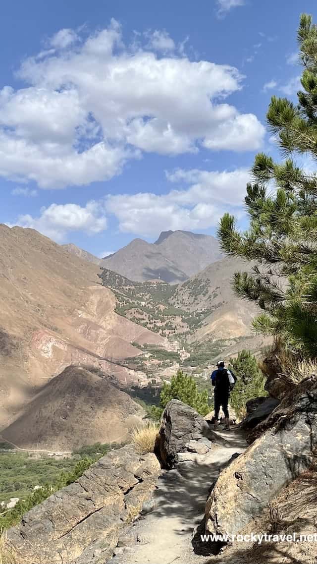 Hiking through the Atlas Mountains